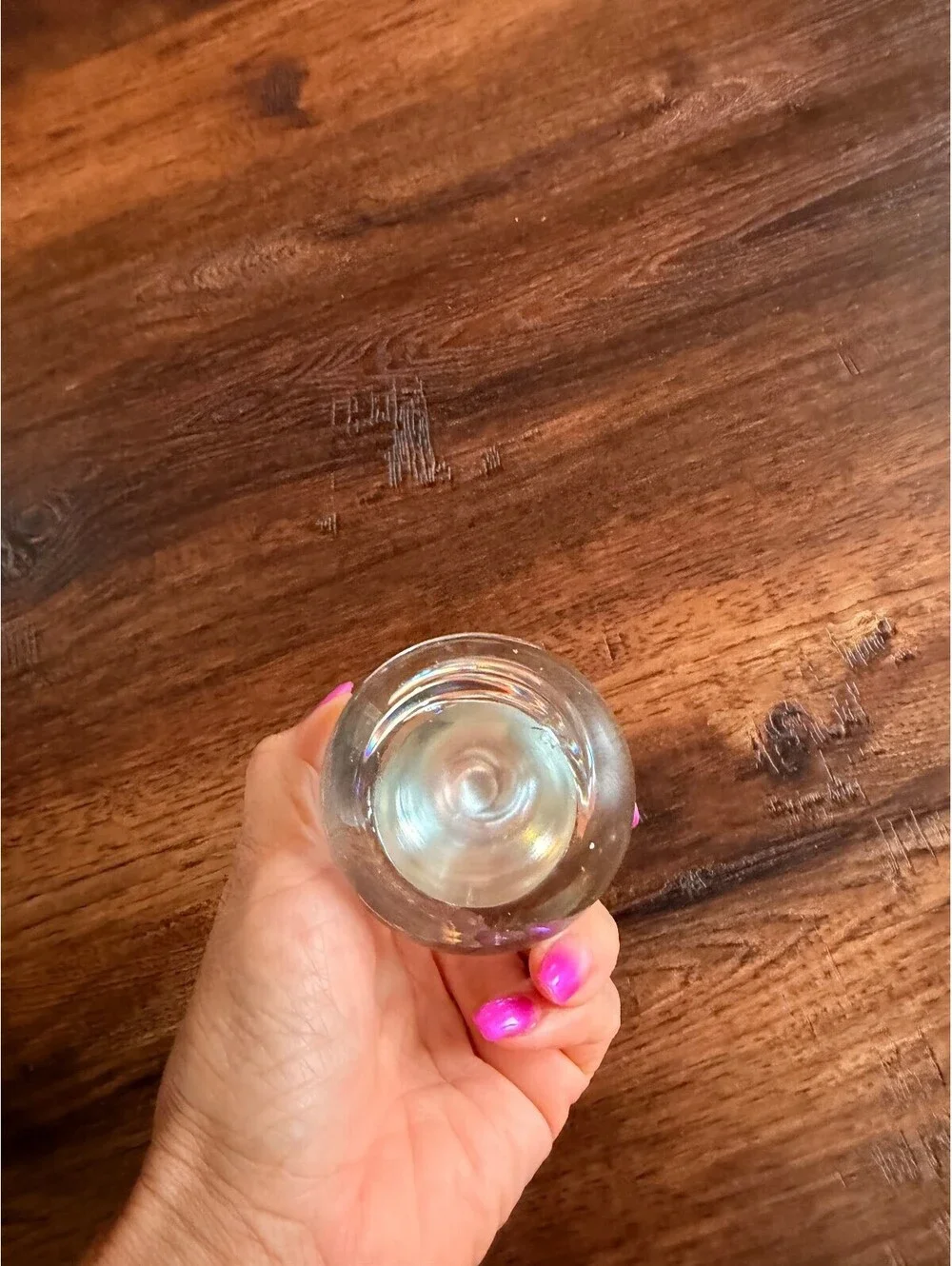 Home Decor | Clear Art Glass Egg Paperweight | 1148